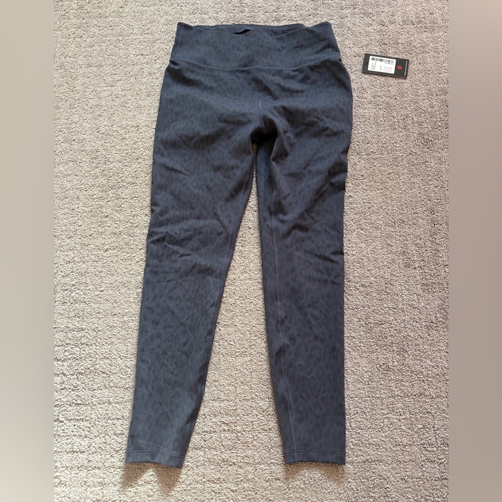 Peloton Navy move mission high rise Leopard-Print Leggings